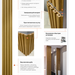 Laminated panel (Rack system) MDF