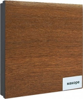 Decorative wall panels MDF 2D with chamfer (veneered)