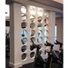 Ohm - decorative 3D wall partition made of plaster