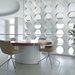Ohm - decorative 3D wall partition made of plaster