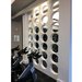 Ohm - decorative 3D wall partition made of plaster