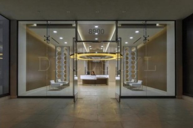 Ohm - decorative 3D wall partition made of plaster