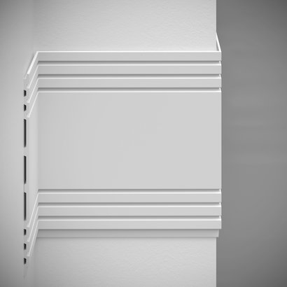 Decomaster panel made of duropolymer A309/8