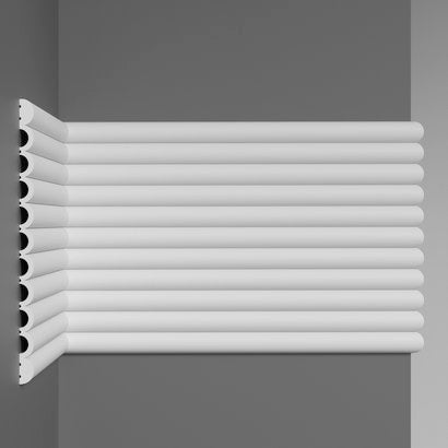 Decomaster panel made of duropolymer D323