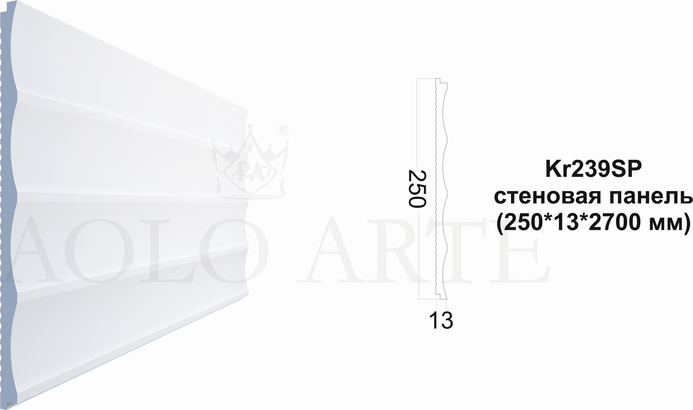 Duropolymer panel KR239SP Paolo Arte