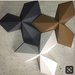 3D decorative gypsum wall panels (gypsum tiles, Elementary) - Star - easy installation