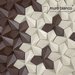 3D decorative gypsum wall panels (gypsum tiles, Elementary) - Star - easy installation