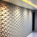 3D decorative gypsum wall panels (gypsum tiles, Elementary) - Star - easy installation