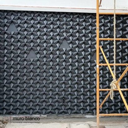 3D decorative gypsum wall panels (gypsum tiles, Elementary) - Star - easy installation