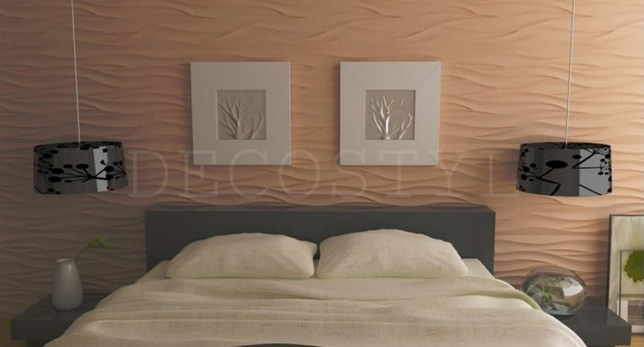 3D Decorative Polyurethane Wall Panels - Sharp Wave