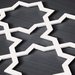 Decorative wall 3D panel-grid made of MDF PR-17