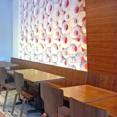 Quincy - decorative 3D wall partition made of plaster