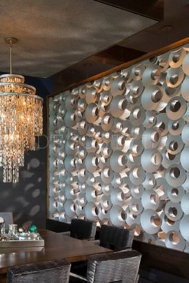 Quincy - decorative 3D wall partition made of plaster