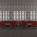 Quincy - decorative 3D wall partition made of plaster