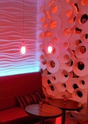 Quincy - decorative 3D wall partition made of plaster