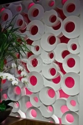 Quincy - decorative 3D wall partition made of plaster