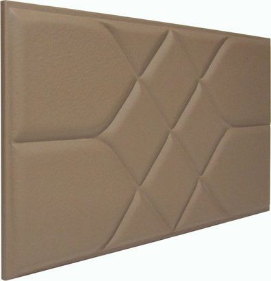 Decorative wall leather soft panel Road (Pastel colors)