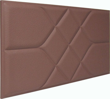 Decorative wall leather soft panel Road (Pastel colors)