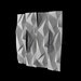 Decorative wall 3D light panels Lightcrystal