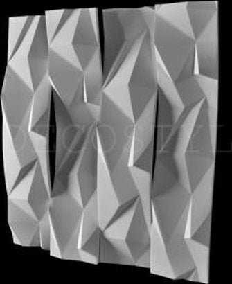 Decorative wall 3D light panels Lightcrystal