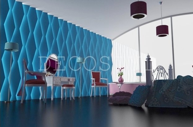 Decorative wall 3D light panels Lightsynthes