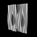 Decorative wall 3D light panels Stream