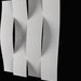 Decorative wall 3D light panels Wave