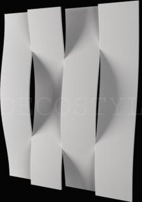 Decorative wall 3D light panels Wave