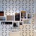 Weaver - decorative 3D wall partition made of plaster