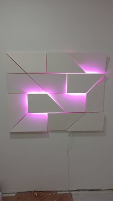 Decorative wall 3D light panels IQ