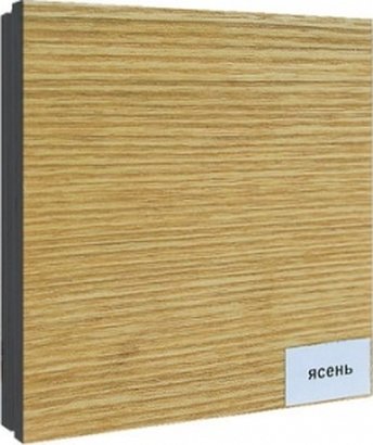 Decorative wall panels MDF 2D with chamfer (veneered)