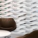 Zephyr - decorative 3D wall partition made of plaster