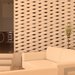 Zephyr - decorative 3D wall partition made of plaster