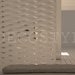 Zephyr - decorative 3D wall partition made of plaster