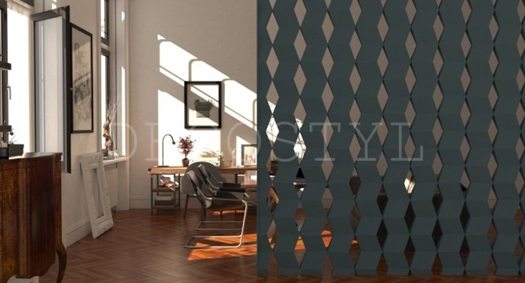 Ziggy - decorative 3d plaster partition