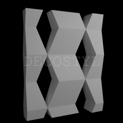 Ziggy - decorative 3d plaster partition