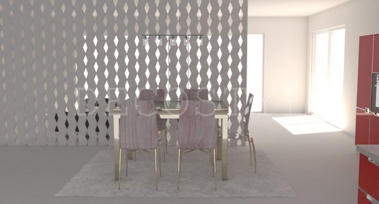 Ziggy - decorative 3d plaster partition